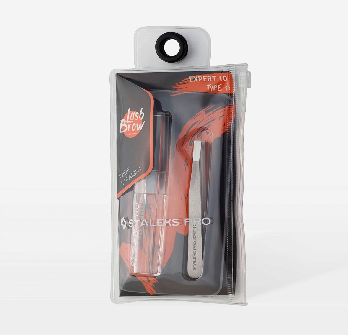 Pinza para cejas beauty & care 11 type 1 (rosada) Staleks