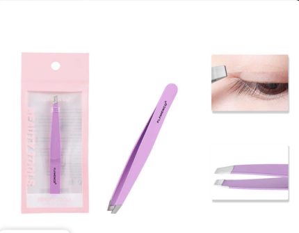 Pinza para cejas lila (alternativa)