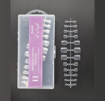 Tips Soft gel para pie (transparente) 240 pcs Dans