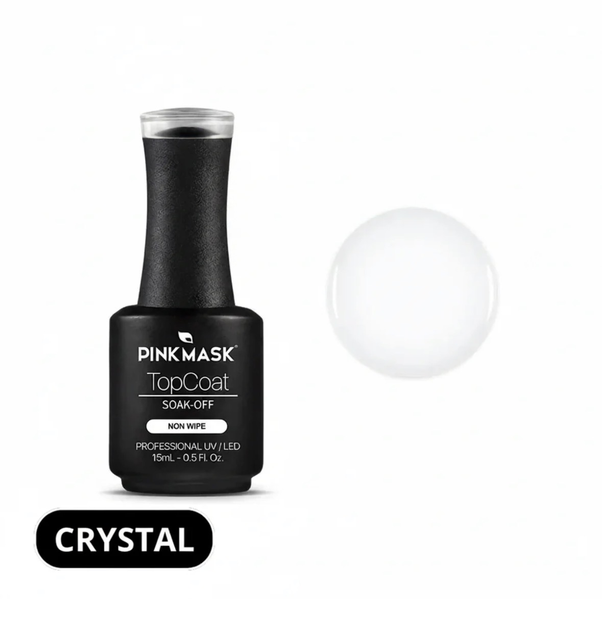 Top Coat Crystal 15ml Pinkmask