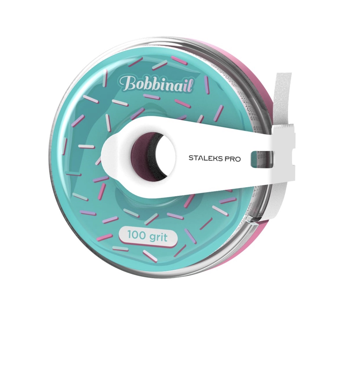 Lima white (adhesiva) bobbinail 100 grit Staleks