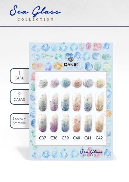 Esmaltes Coleccion Sea Glass desde C37 hasta C42 Dans