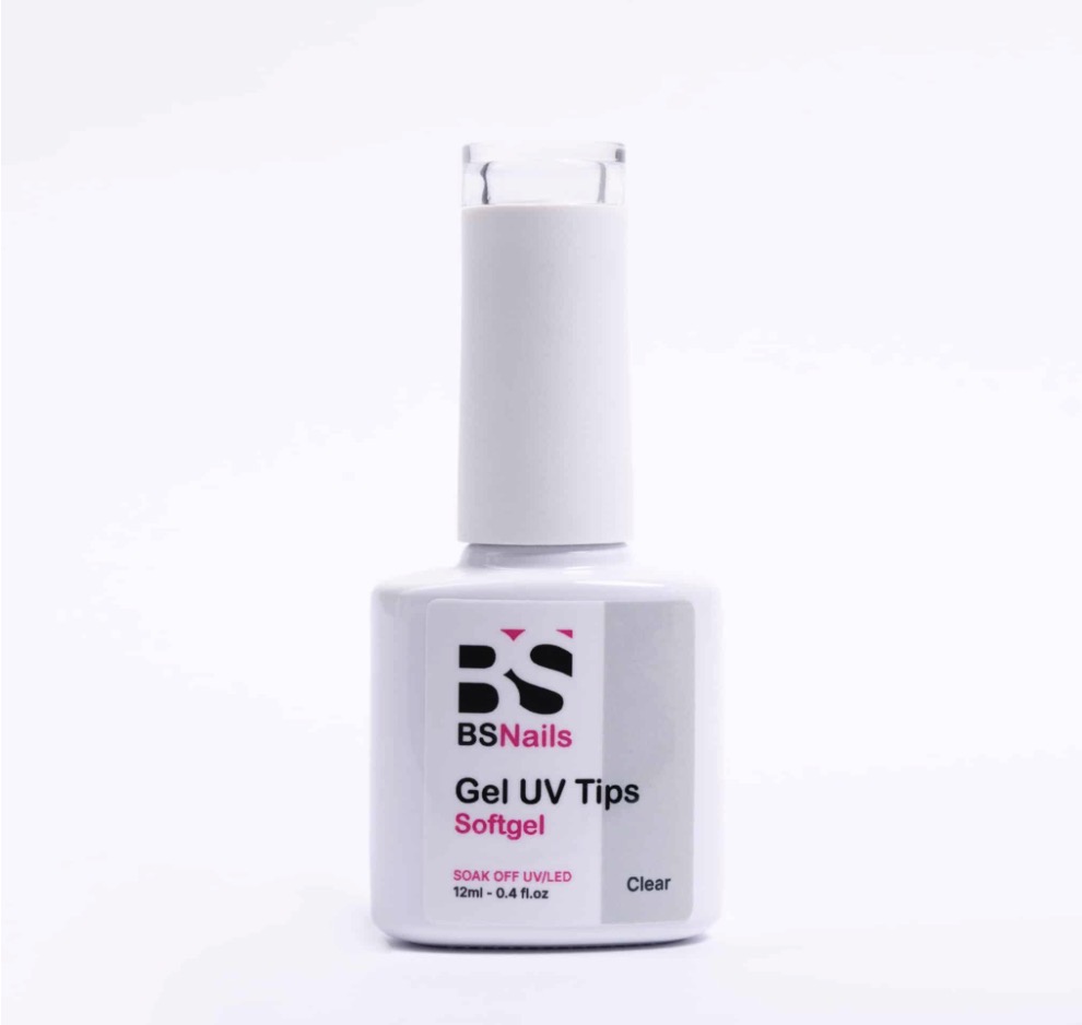 Pegamento Gel Uv Tips soft gel 12ml Bs Nails