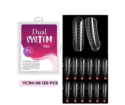 Tips dual system redonda de 120 pcs