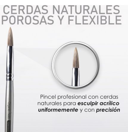Pincel kolinsky genius acrilyc n #6 Organic Nails