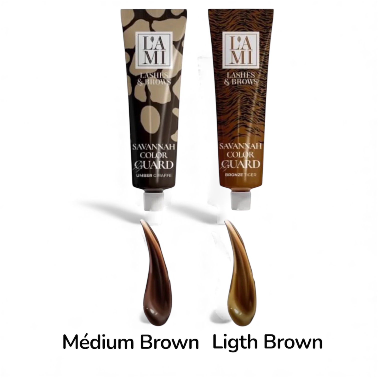 Tinte híbridos para cejas y pestañas (light brown y medium brown) Lami Lashes