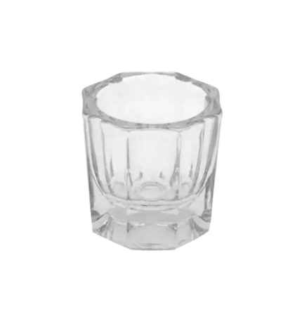 Vaso dappen transparente de vidrio