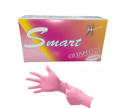 Guantes Fucsia Talla S 100pcs Smart