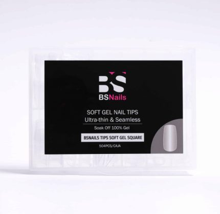 Tips Soft Gel Square 500 pcs Bs Nails