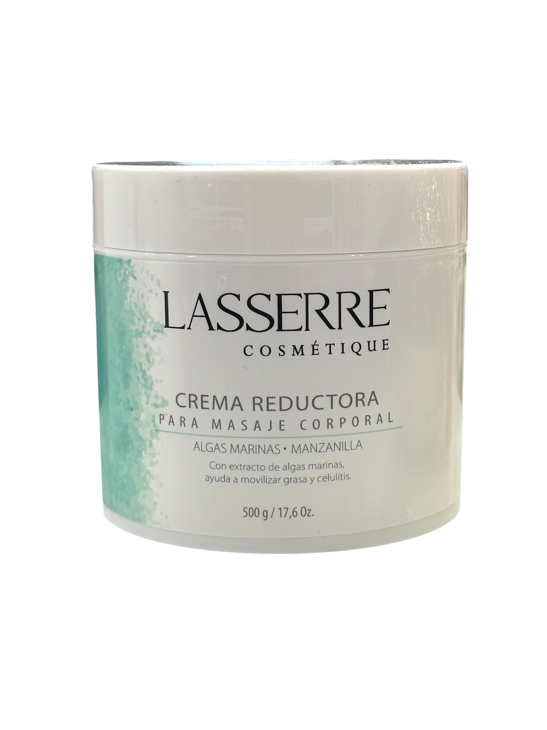 Crema Reductora para masaje corporal 500g Lasserre