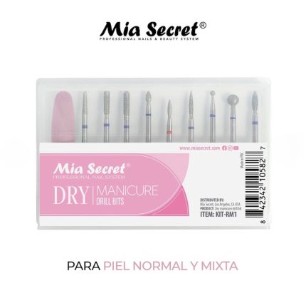 Set de fresas 10 pcs Mia secret