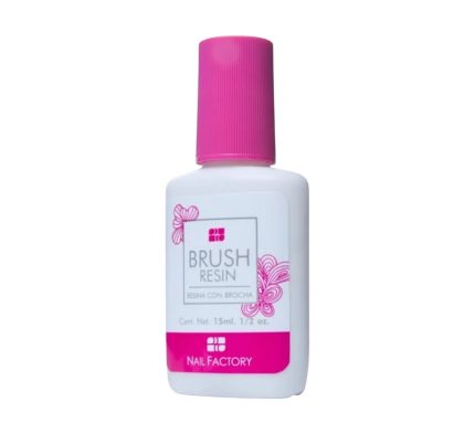 Resina Brush 15ml (pegamento para tips) Nail Factory