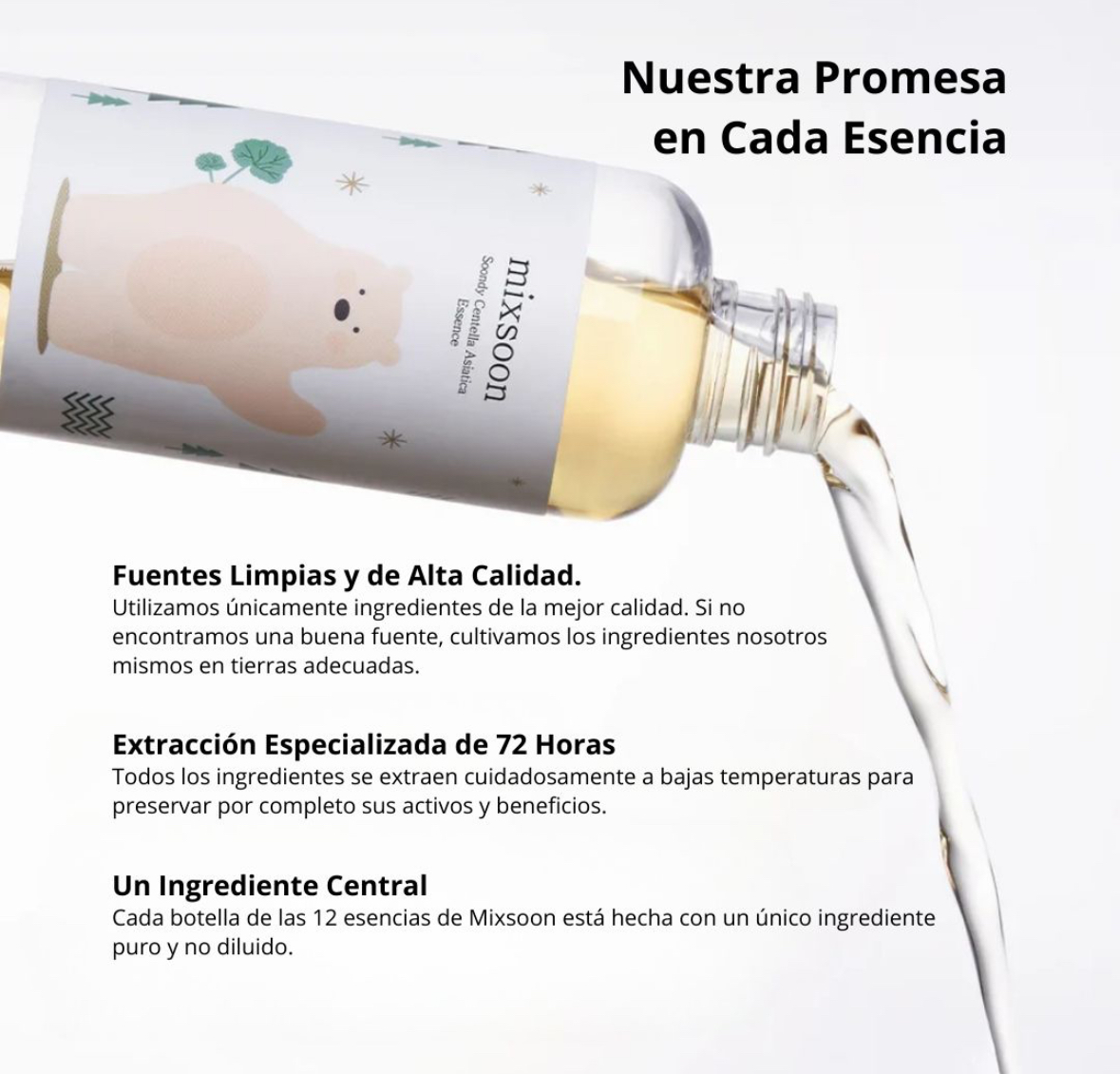Mixsoon Esencia “Soondy Centella Asiatica Essence” 100ml Mixsoon - Imagen 4
