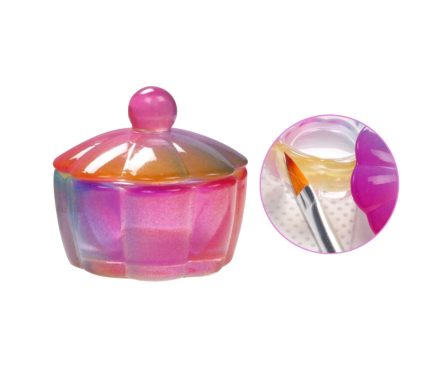 Vaso Dappen con tapa de vidrio