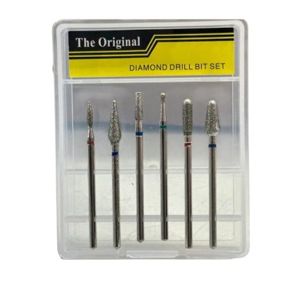 Set de Fresas para manicura rusa 6 pcs Modelo MS-128 alternativa