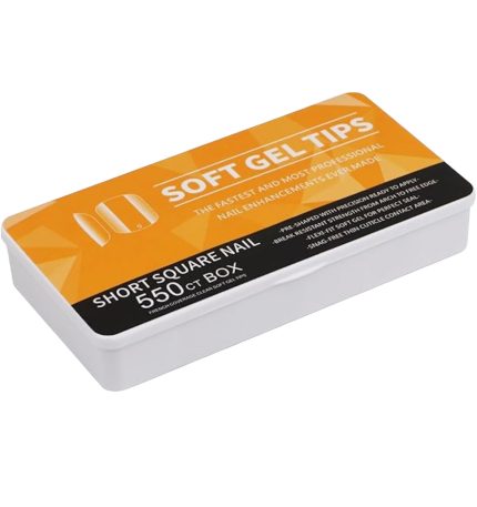 Tips Soft Gel Short Square550 pcs