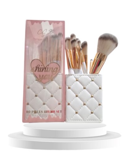 Set de brochas para maquillaje 10 pcs