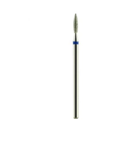 Fresa diamantada flama 0.21 azul Strong Nails