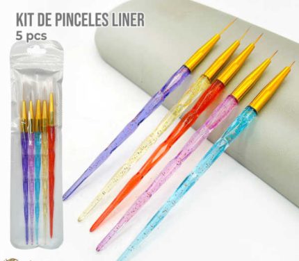 Set pinceles liner 5pcs