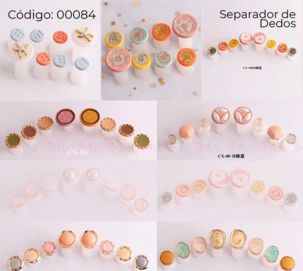 Separador de dedos de silicona