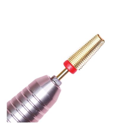 Fresa de retiro 5 en 1 corte recto 7.0 mm bidireccional roja Strong Nails