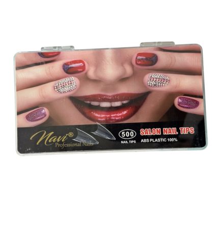 Tips stiletto Transparente para acrilico o polygel 500pcs Navi