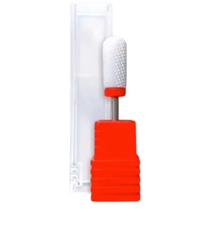 fresa retiro ceramica barril con punta de seguridad cinta roja alternativa