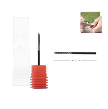 Fresa de detalle para soft gel cinta roja