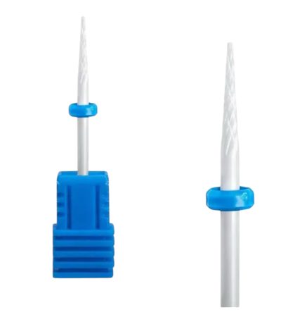 fresa de ceramica con pinta cinta azul alternativa