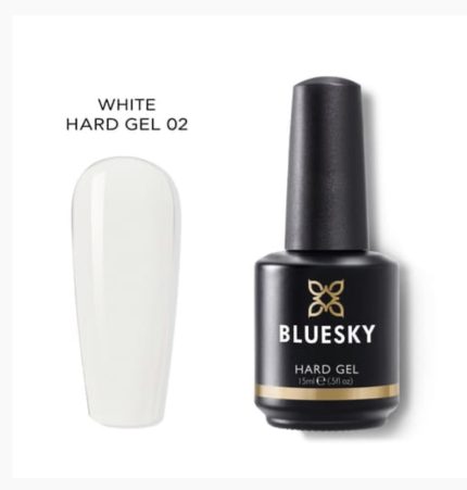 Hard Gel 02p White 15 ml Bluesky