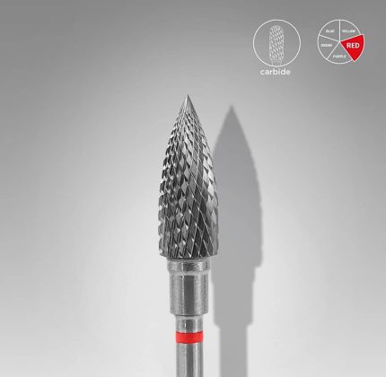 Fresa de Carburo Flama 5mm Roja Staleks Pro