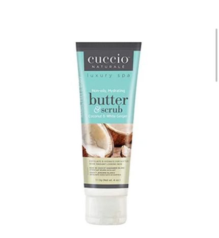 Coconut & White Ginger Butter Scrub Tube Cuccio