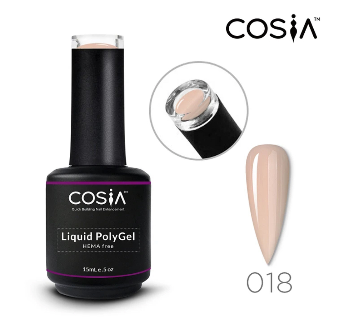Polygel Líquido Hema Free Cosia selecciona el color de su preferecia - Imagen 6