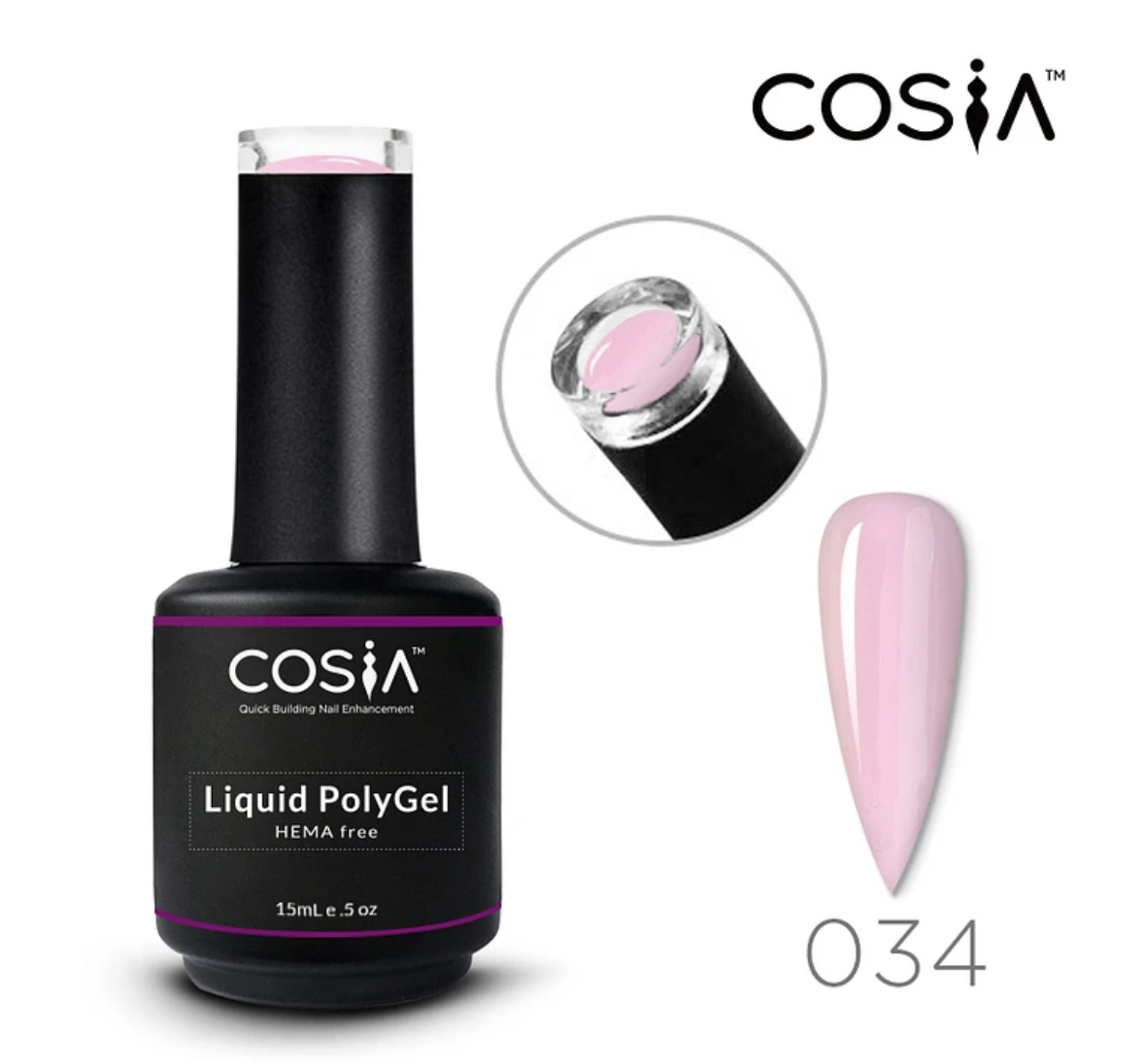 Polygel Líquido Hema Free Cosia selecciona el color de su preferecia - Imagen 11