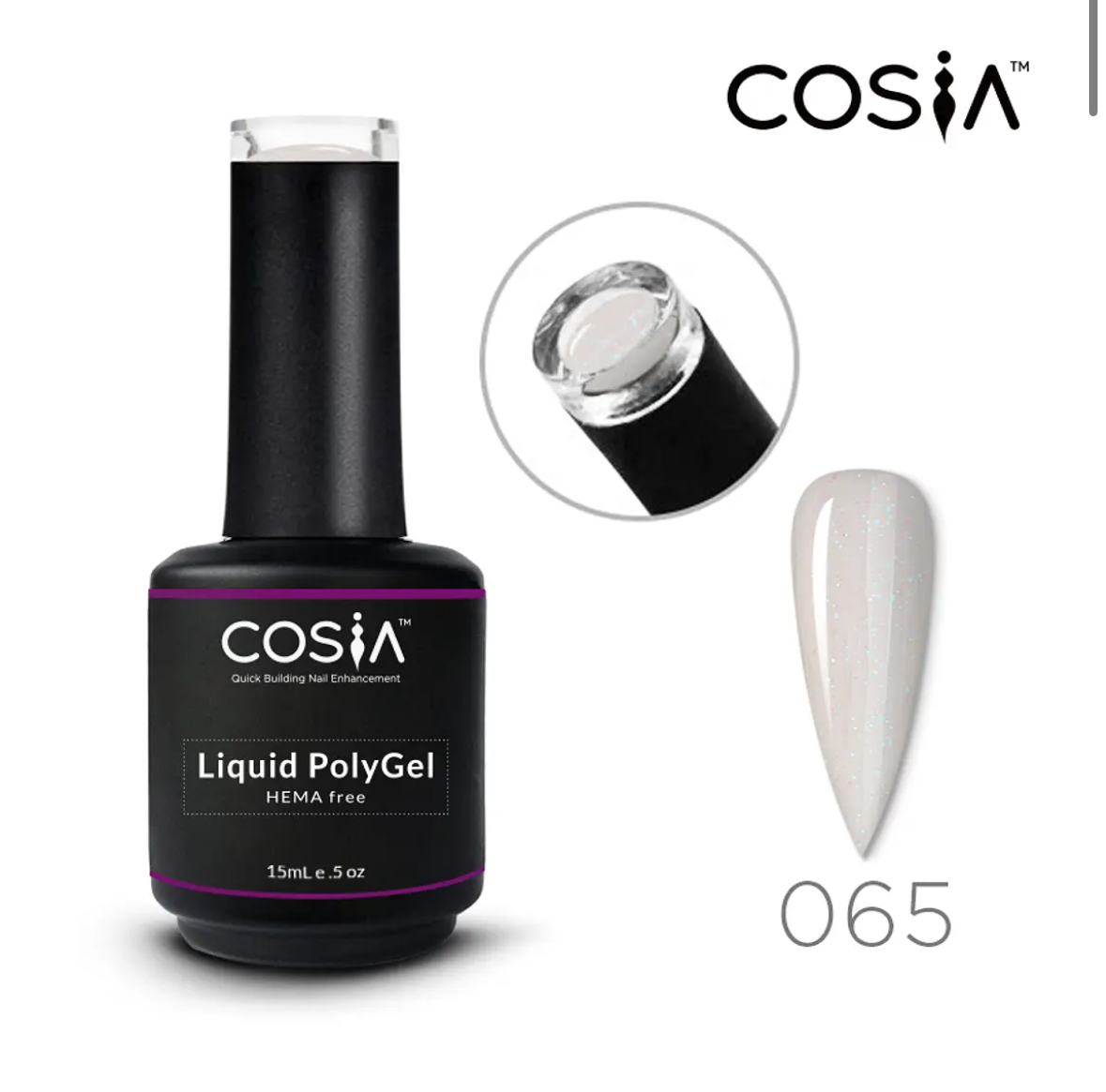 Polygel Líquido Hema Free Cosia selecciona el color de su preferecia - Imagen 13