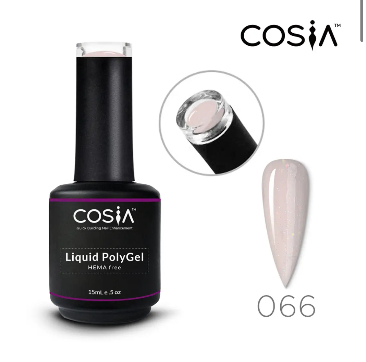 Polygel Líquido Hema Free Cosia selecciona el color de su preferecia - Imagen 14