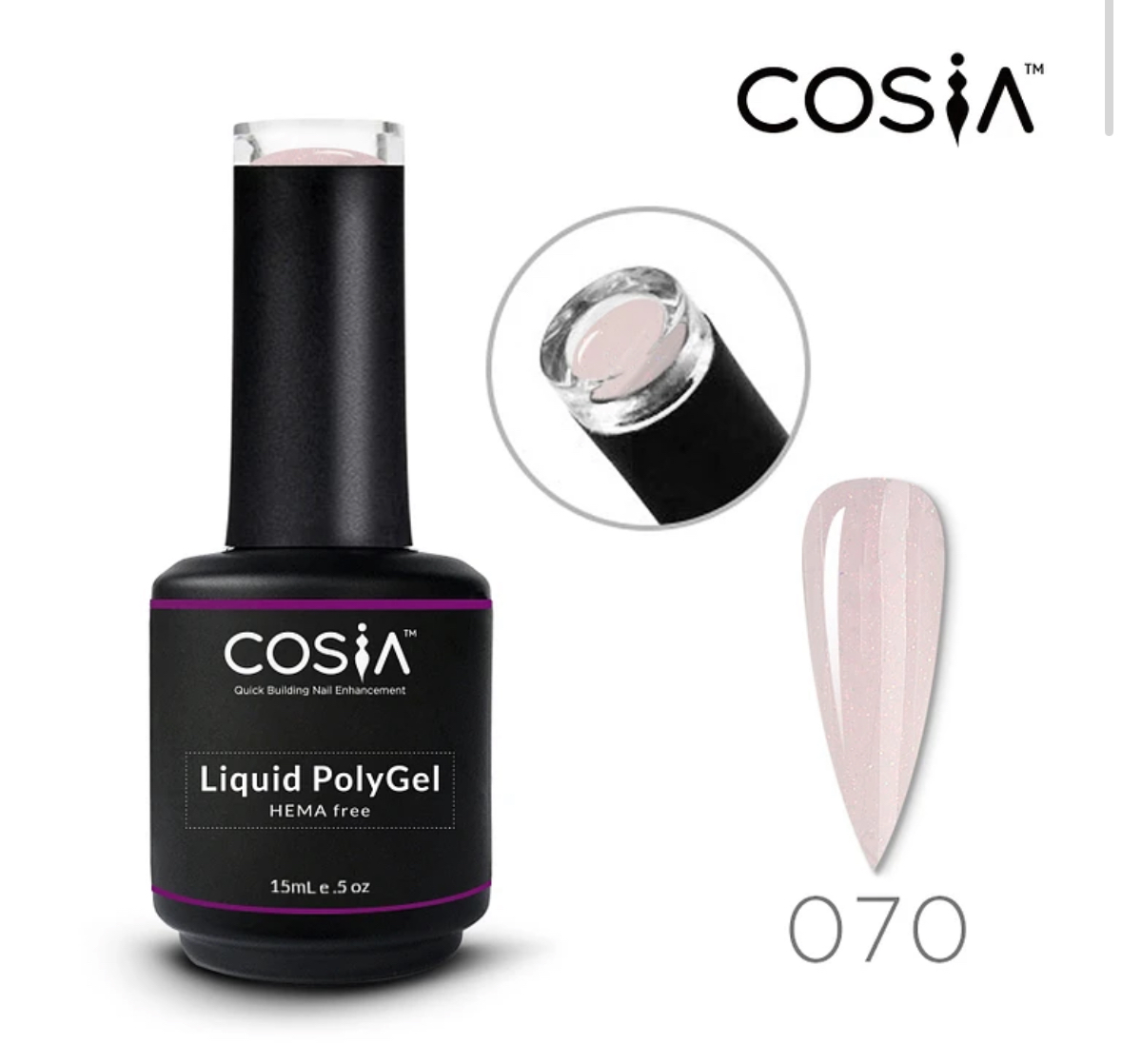 Polygel Líquido Hema Free Cosia selecciona el color de su preferecia - Imagen 15