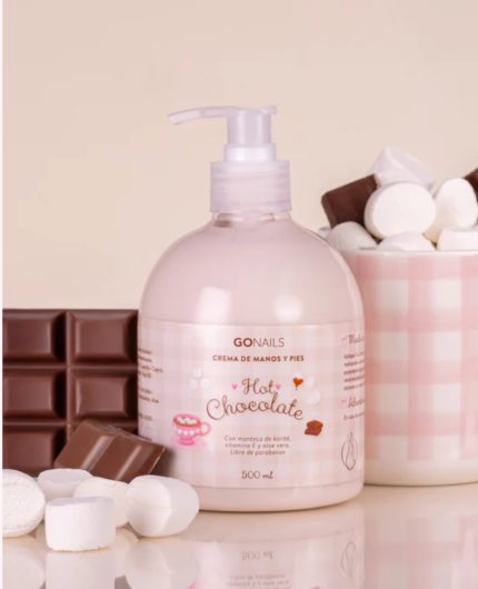 Crema Hidratante (Hot Chocolate) 500ml Go Nails
