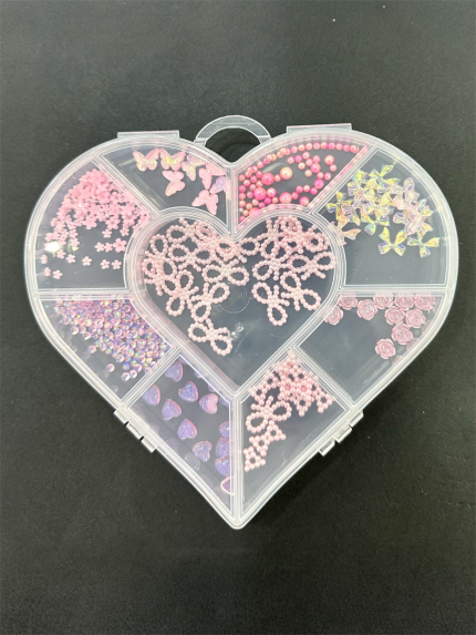 Corazon con decoraciones en 3D