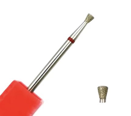Fresa cono invertido cinta roja (Alternativa)