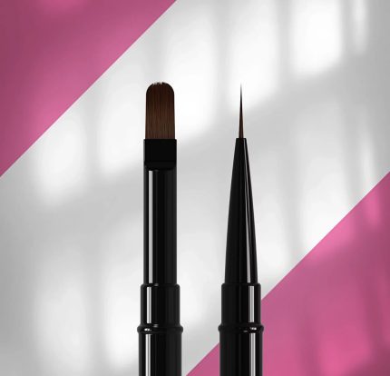 Pincel Doble Expert – Liner 10 mm / Gel 11 mm Staleks
