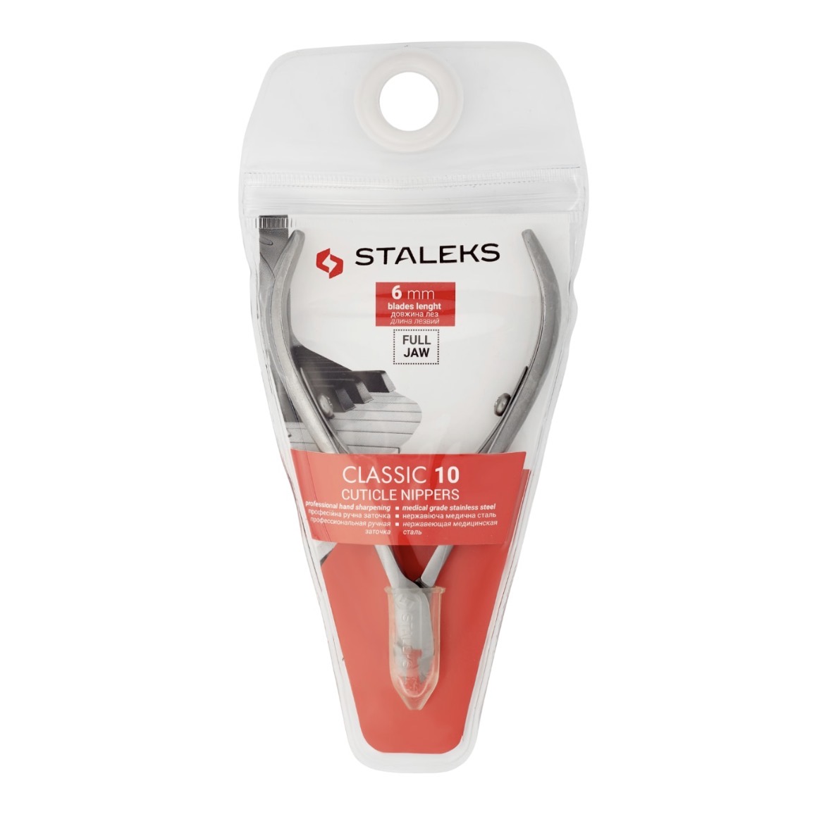 Corta Cutículas Classic 10 6mm Staleks