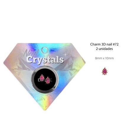 Charm 2 pcs  3D nail #72 Dans
