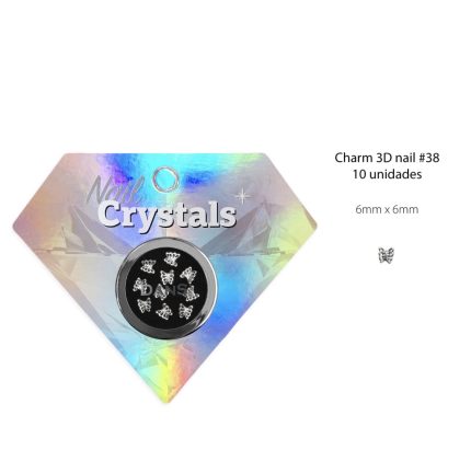 Charm 10 pcs  3D nail #38 Dans