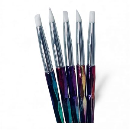 Set de pinceles de goma holografico 5pcs