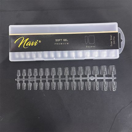 Tips Soft gel square extra small premium 240pcs  Navi