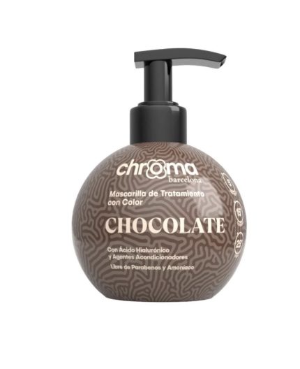 Mascarilla de tratamiento con color Marron Frio 250g Chroma Barcelona