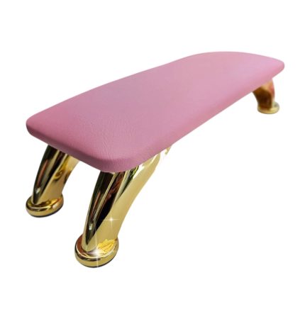 Apoya Brazo con patas dorada (Rosado) Impermeable
