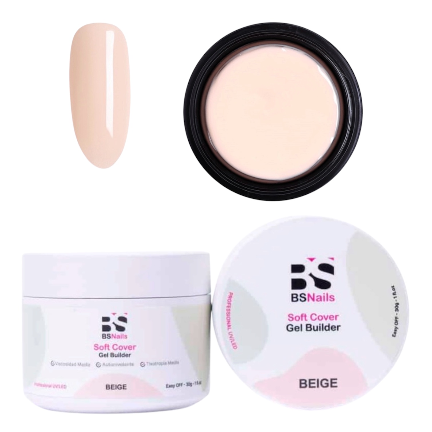 Gel Builder Beige 30ml Bs Nails